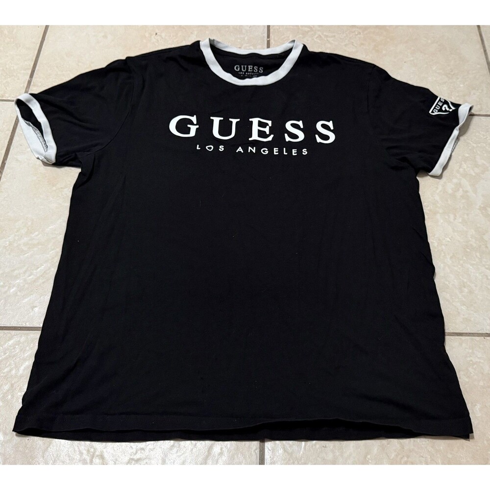 Guess Los Angeles Men’s Shirt Size XL Black White